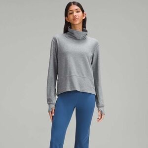 Lululemon Ready to Rulu Pullover in Heathered Asphalt Grey